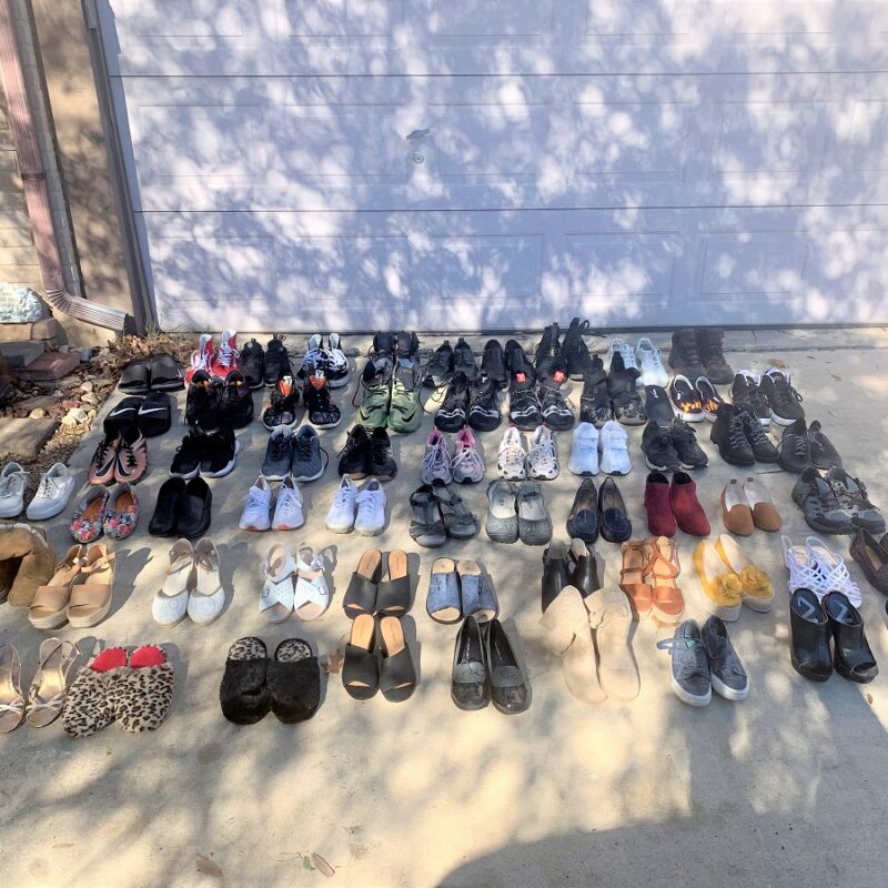 More Shoes Collected