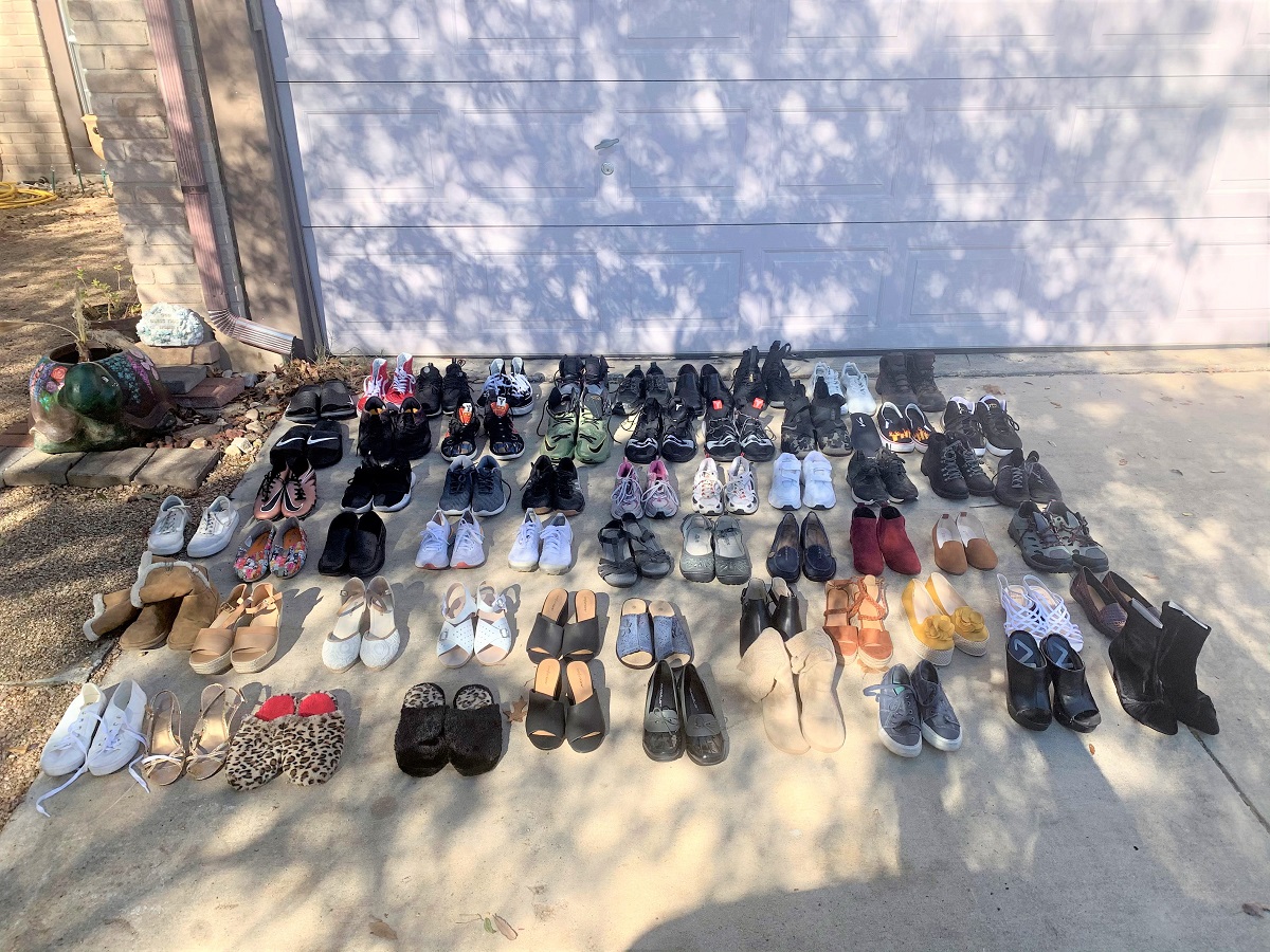 More Shoes Collected